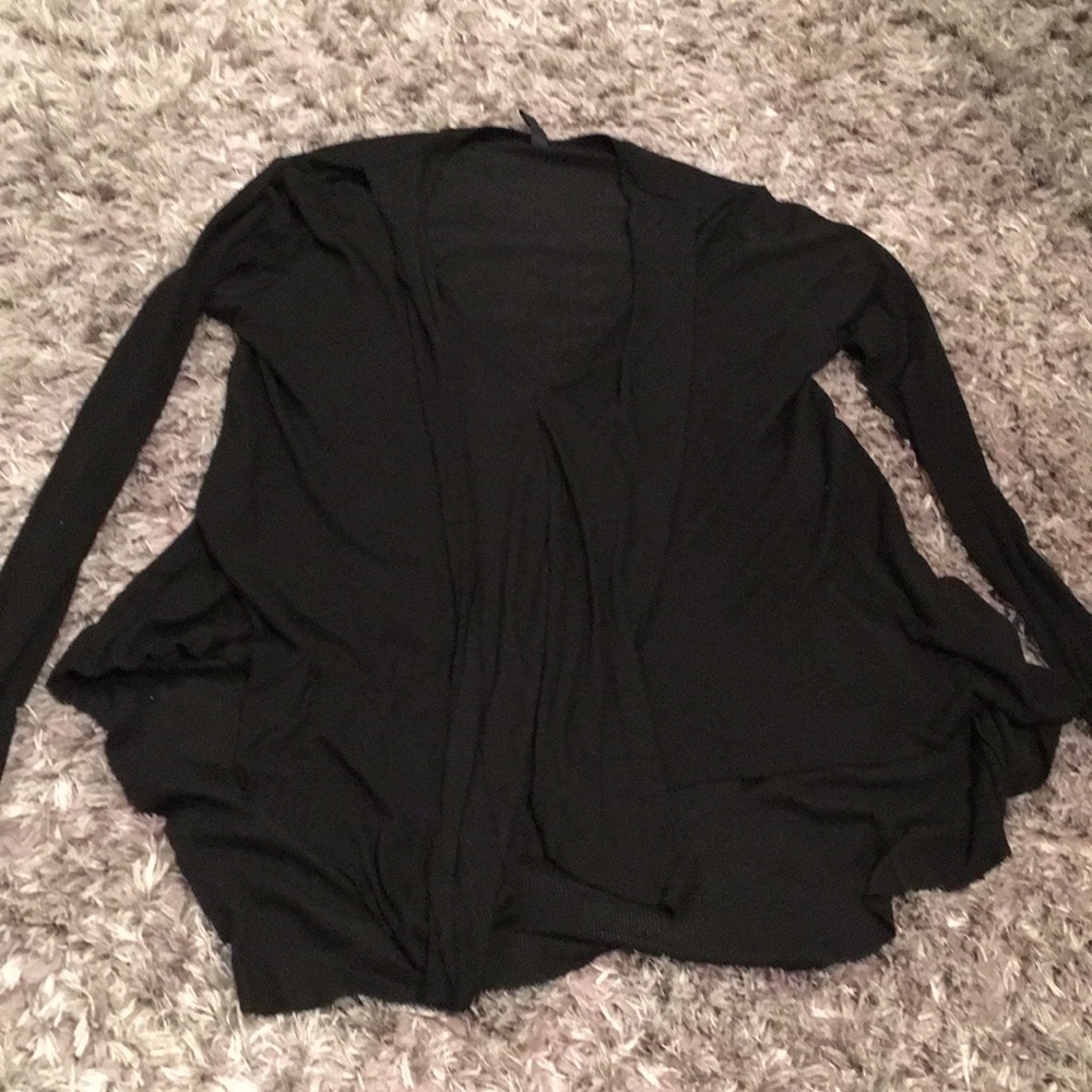 NWOT Flowy black shirt